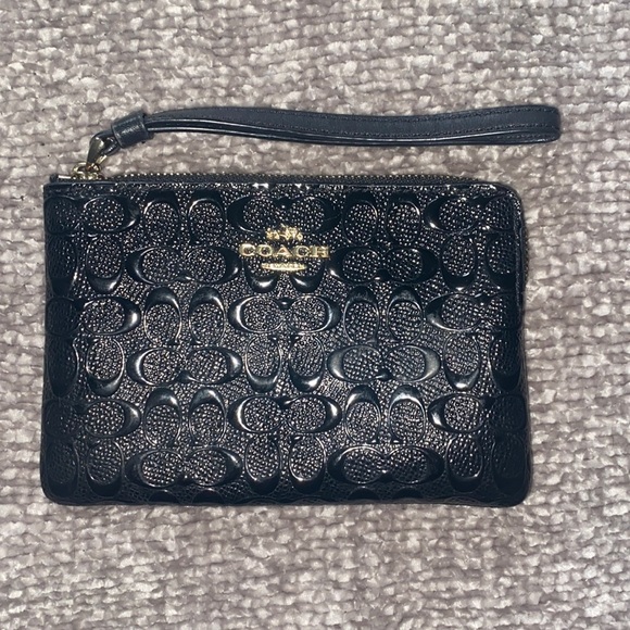 Coach Handbags - Black Coach Wristlet